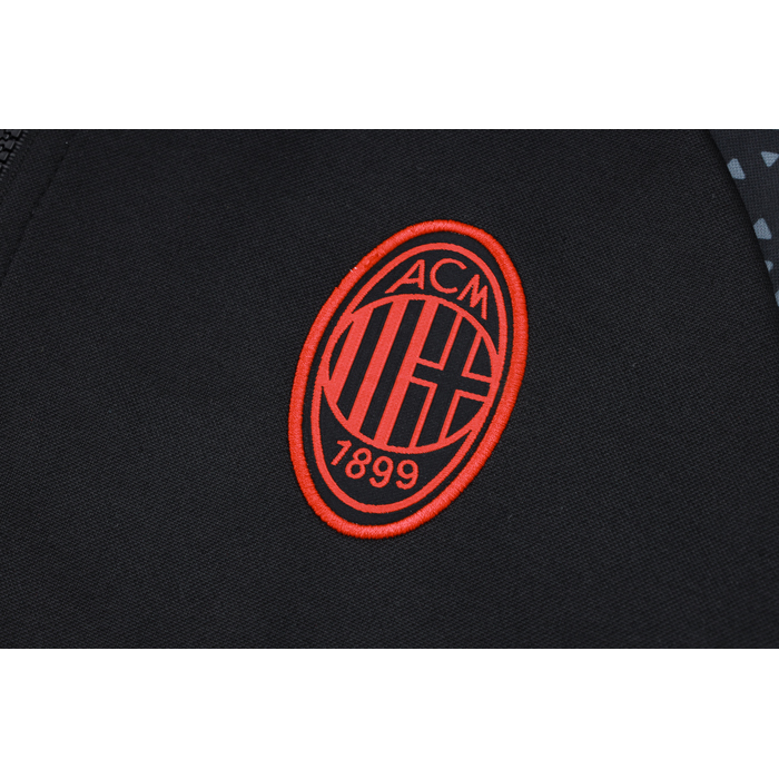 Chandal de Sudadera del AC Milan 2023-2024 Negro - Haga un click en la imagen para cerrar
